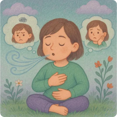 Breathing illustration